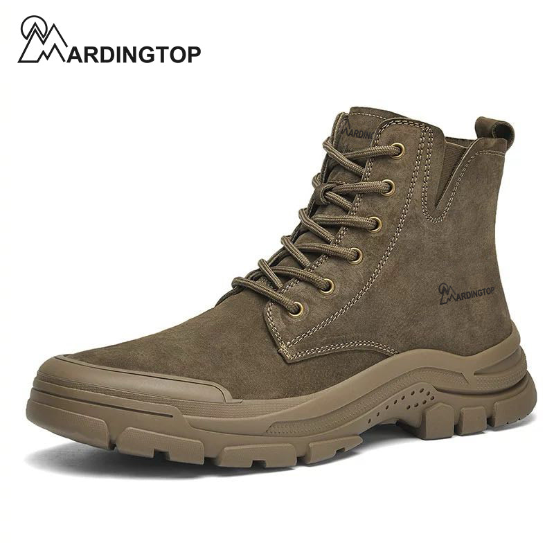 MARDINGTOP Men's Moab 3 Mid Response Tactical Waterproof Boots, Khaki