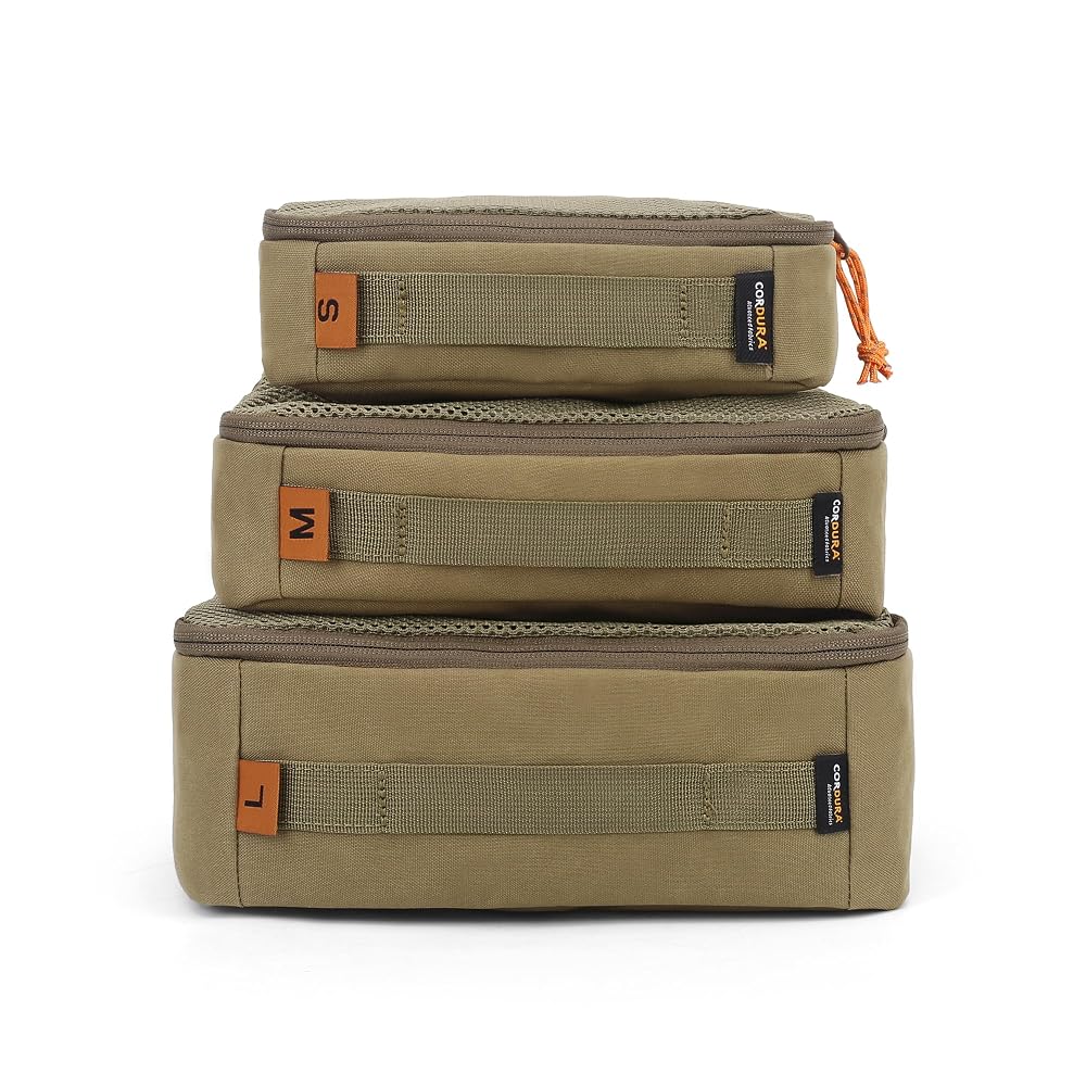 [G0026] 3-Piece 610D Cordura Packing Cube Set