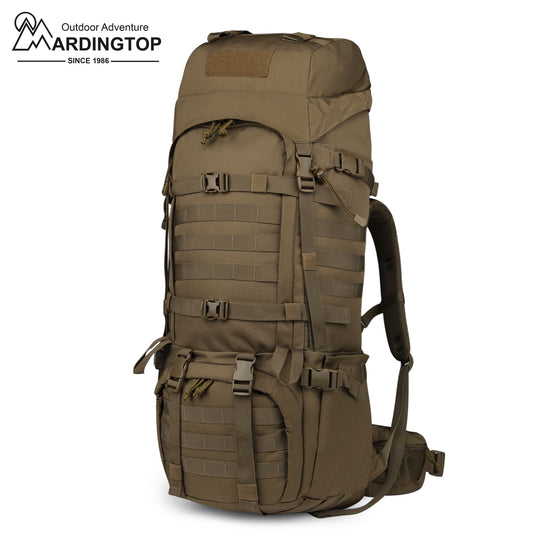 [M6105] Mardingtop 65L Molle Hiking Internal Frame Backpacks with Rain Cover