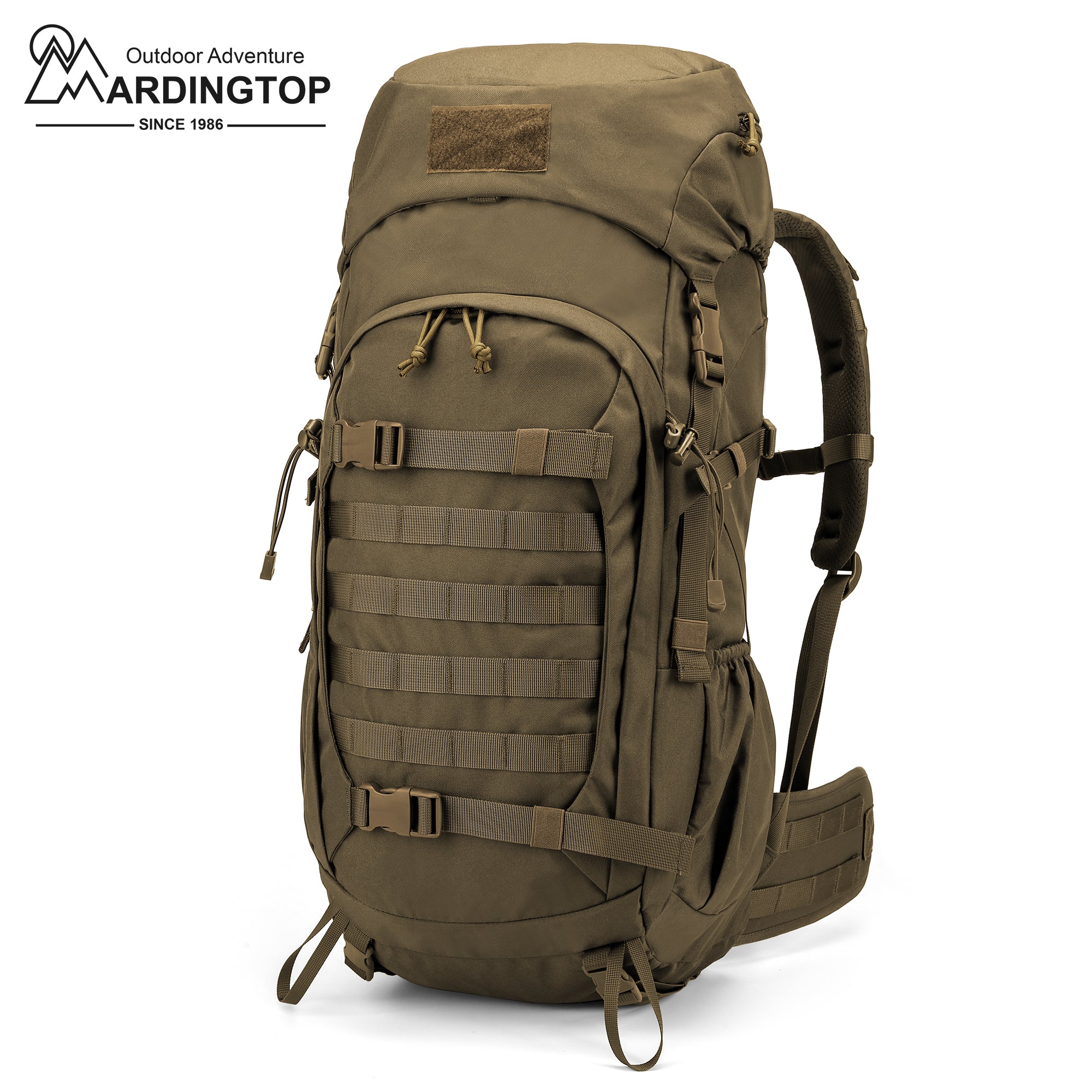 Rugged Exposure Delta 50L fashion Backpack Adjustable Frame-Rain Cover-Internal Frame.