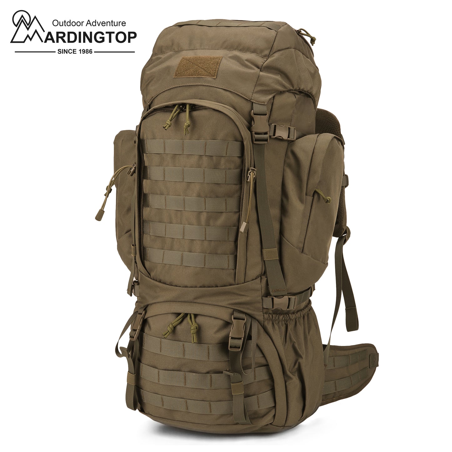 Mardingtop 60L Molle Hiking Internal Frame Backpacks with Rain Cover for Camping,Backpacking,Travelling Mardingtop 60L Molle Hiking Internal Frame Backpacks with Rain Cover for Camping,Backpacking,Travelling