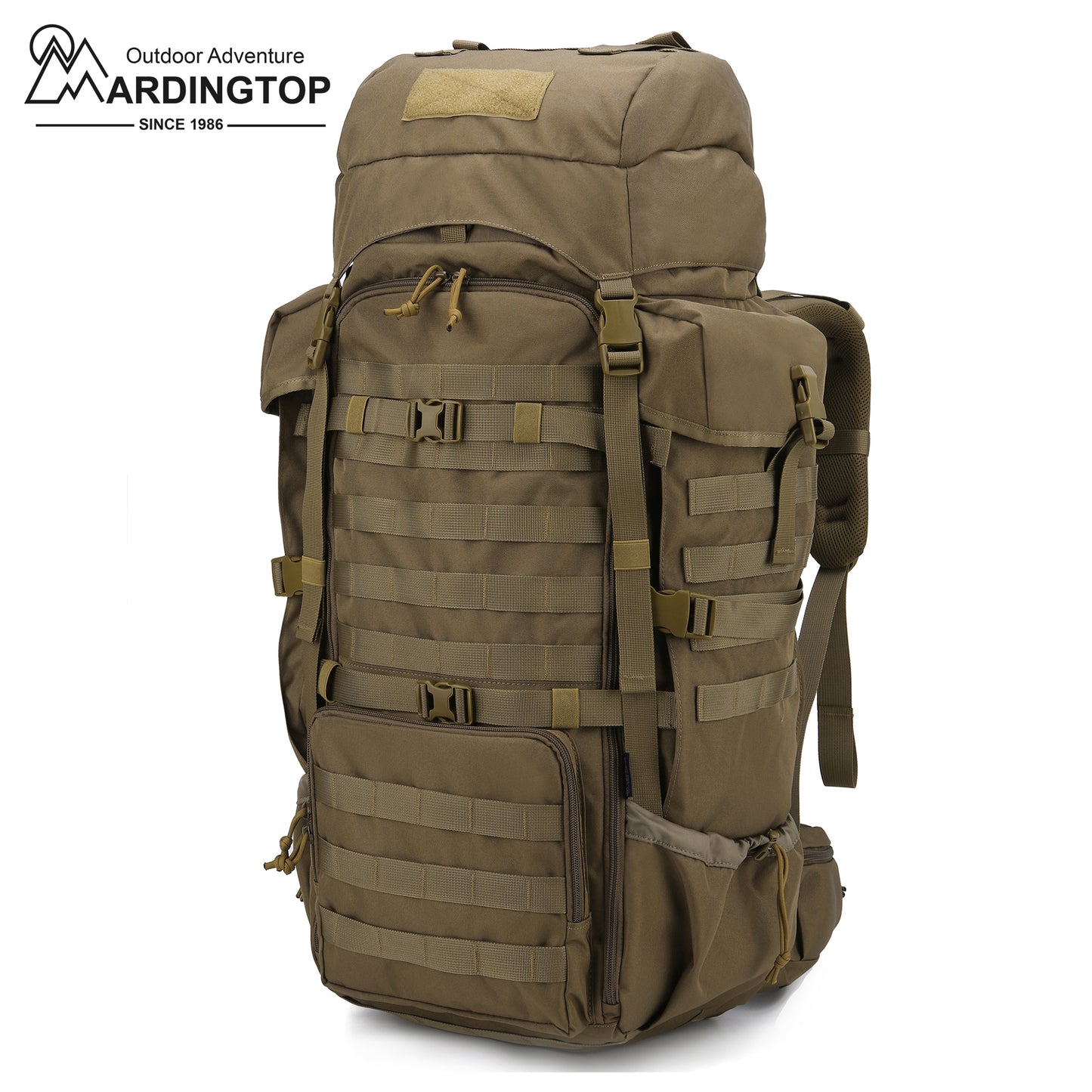 70l hiking backpacks under 200 Mardingtop 70L Hiking Internal Frame Backpacks with Rain Cover Black