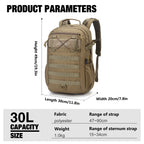 [G0023] 20L/30L Tactical Backpack