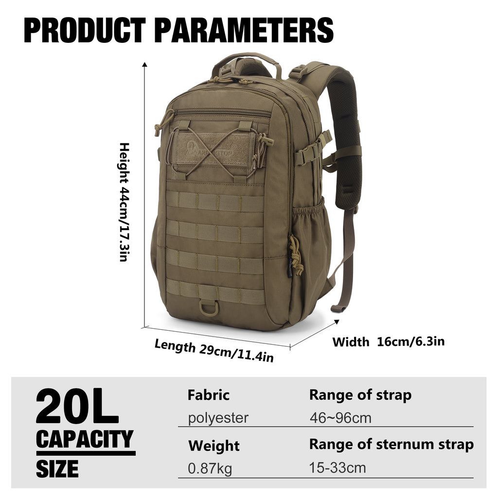 [G0023] 20L/30L Tactical Backpack