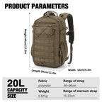 [G0023] 20L/30L Tactical Backpack