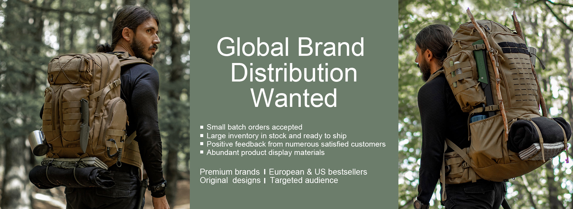 Tactical Outdoor Backpacks & Pouches Designed For Adventurer