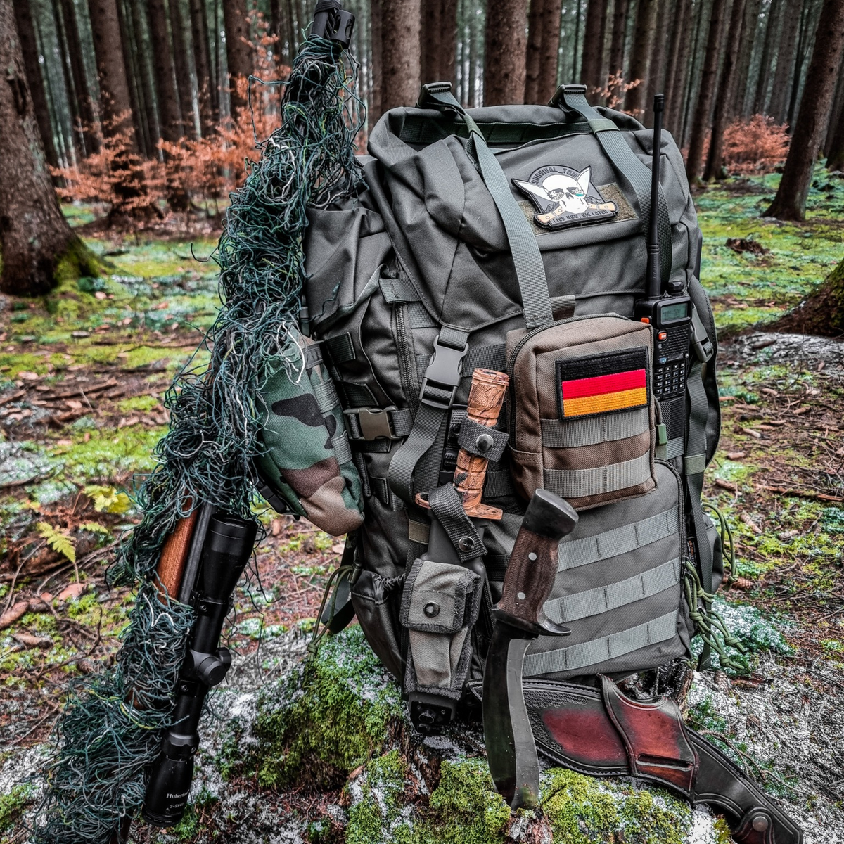 [M6480] 70L Internal Frame Hiking Backpack
