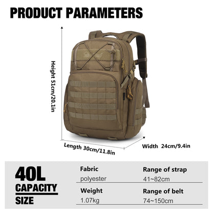 [M0076A] 40L Tactical Backpack