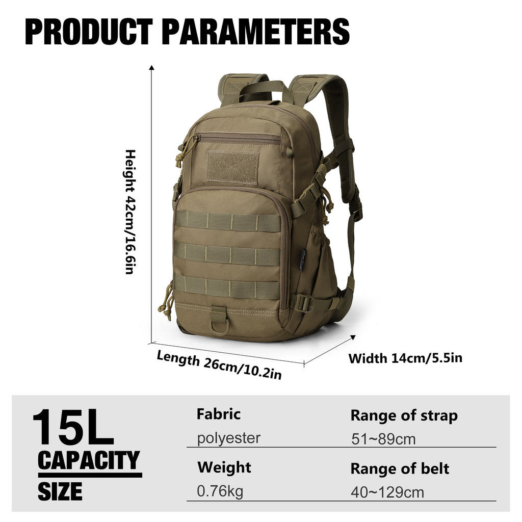 [G0003] 15L Tactical Cycling Backpack