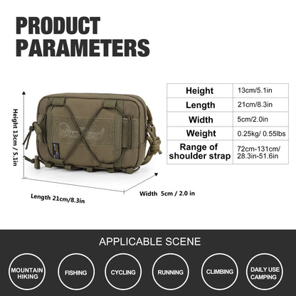 [M50539] 600D Tactical MOLLE Admin Pouch