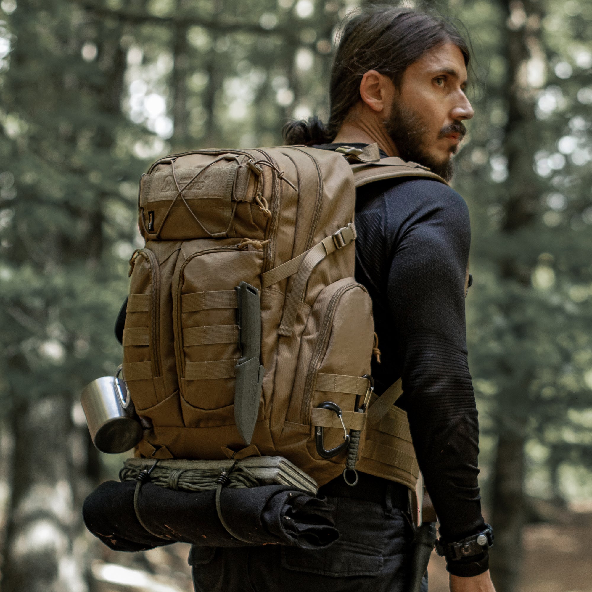 TM6626] Mardingtop 40L Military Tactical Backpack, 915D Cordura Fabri