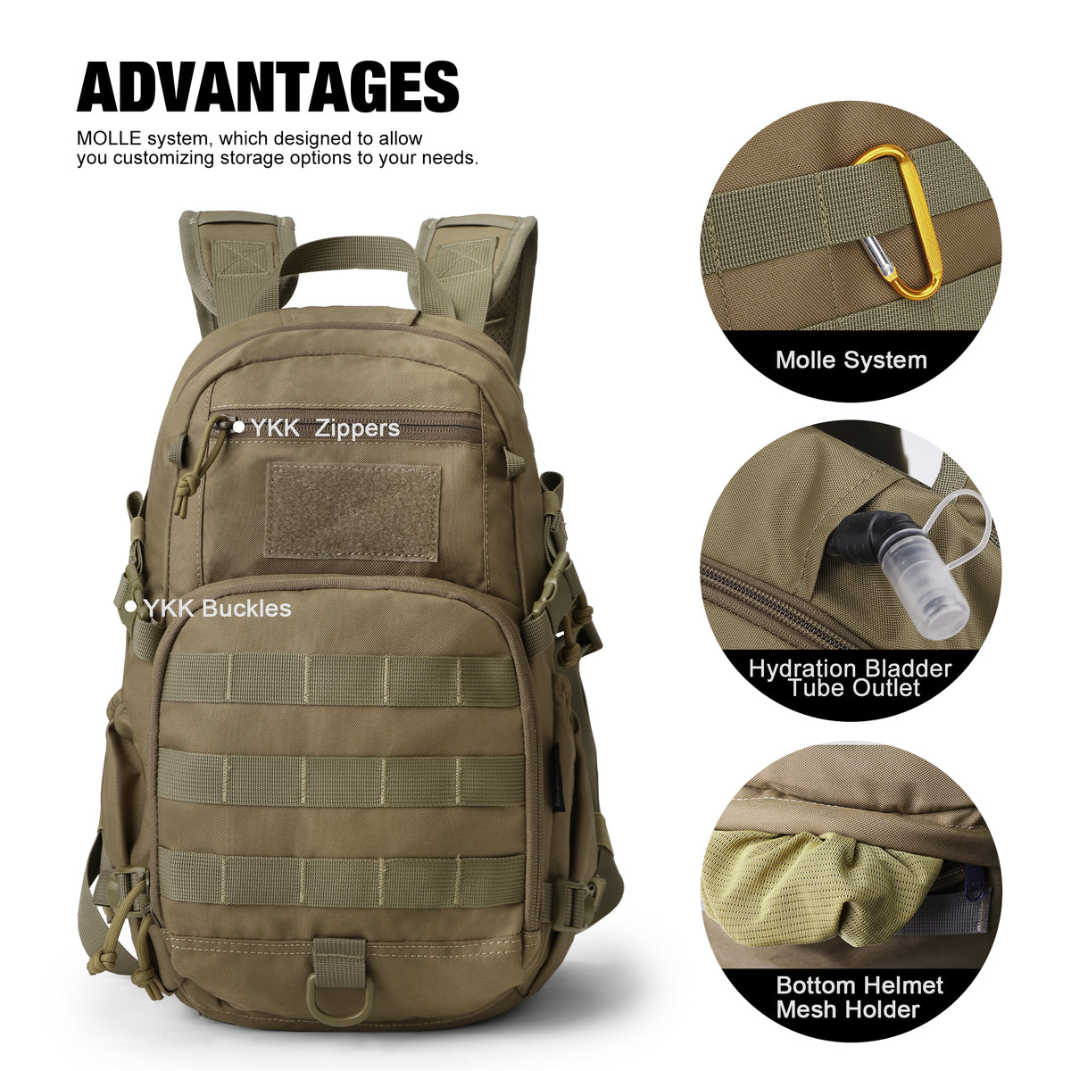 [G0003] 15L Tactical Cycling Backpack