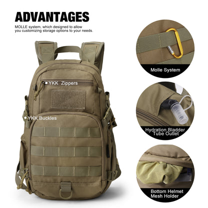 [G0003] 15L Tactical Cycling Backpack
