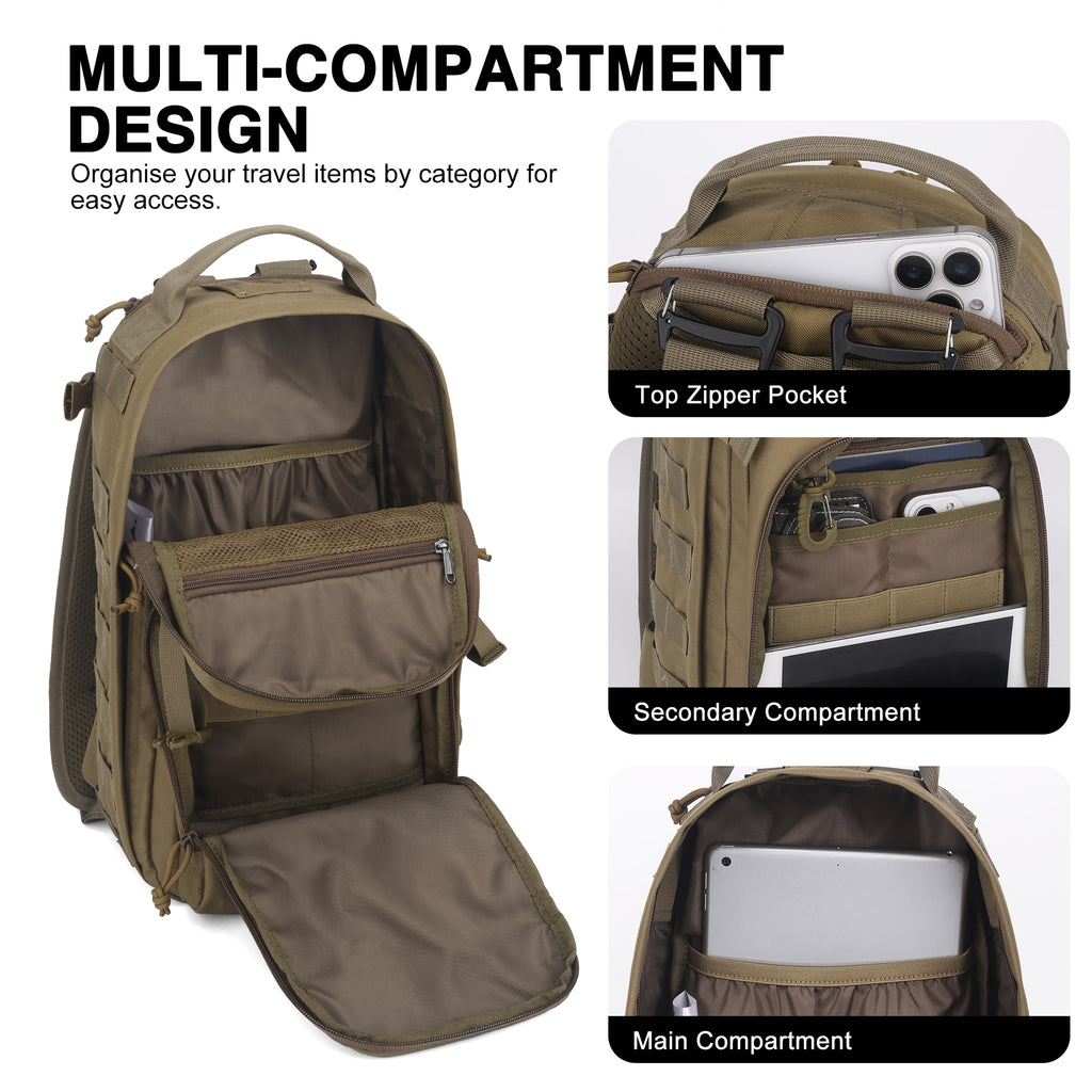 [M50546] 18L Convertible Tactical Backpack
