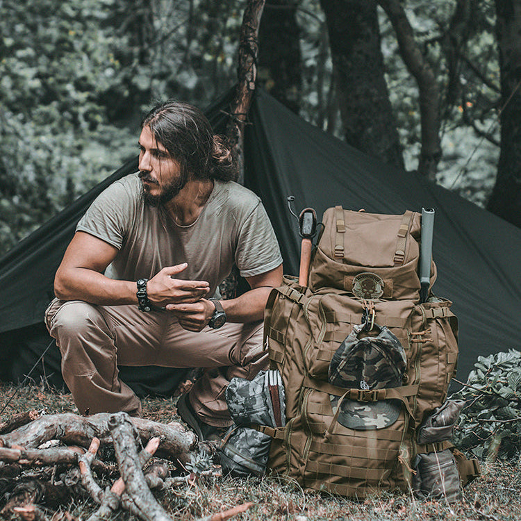 [TM6312A] 75L Cordura Internal Frame Backpack