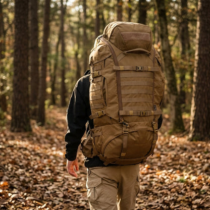 [M6729] 90L Hiking Internal Frame Backpack