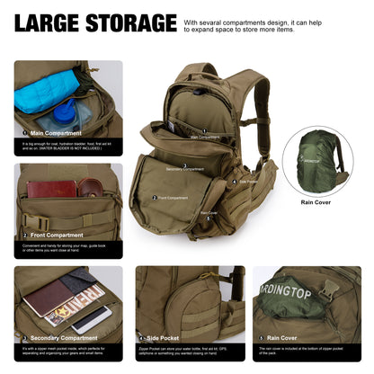 [M5962II] 35L Tactical Backpack