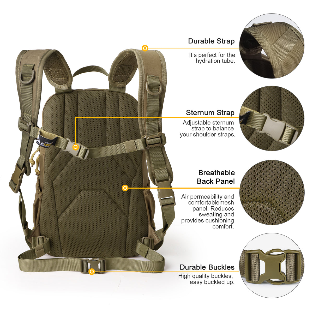 [G0003] 15L Tactical Cycling Backpack
