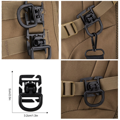 [ZSKJ01] Mardingtop 34 Pieces Tactical Molle Accessories Equipment Clip Strap for Tactical Backpacks