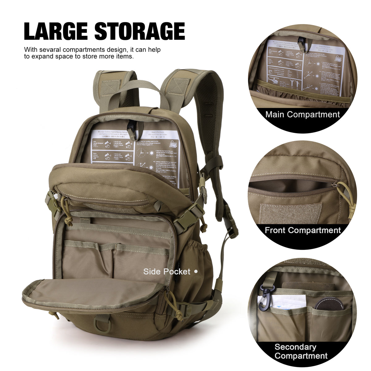 [G0003] 15L Tactical Cycling Backpack