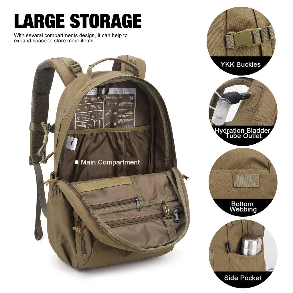 [G0023] 20L/30L Tactical Backpack