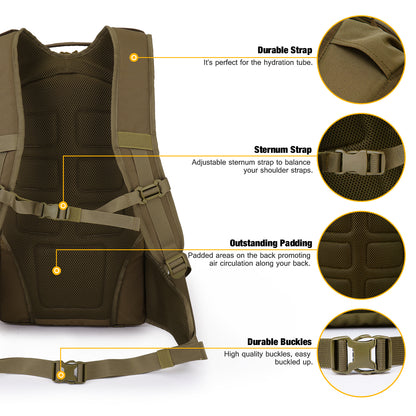 [M5962II] 35L Tactical Backpack