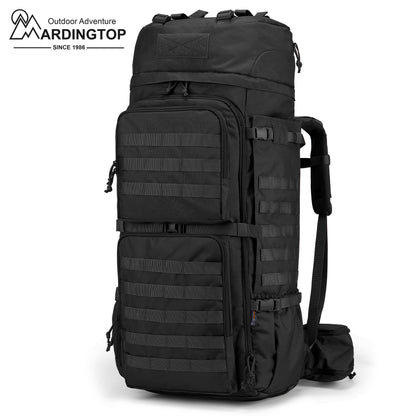 Mardingtop 75L Molle Hiking Internal Frame Backpacks with Rain Cover for Camping,Backpacking,Travelling