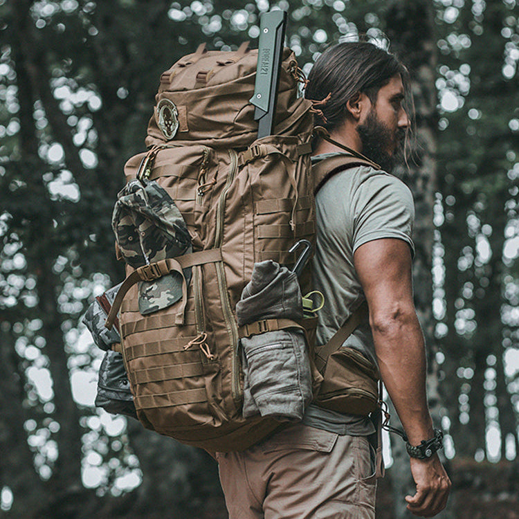 [TM6312A] 75L Cordura Internal Frame Backpack