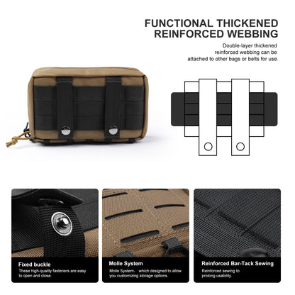 [TM6616] Mardingtop 915D Cordura Tactical Molle Tool Pouch With Movable Tooi Curtain