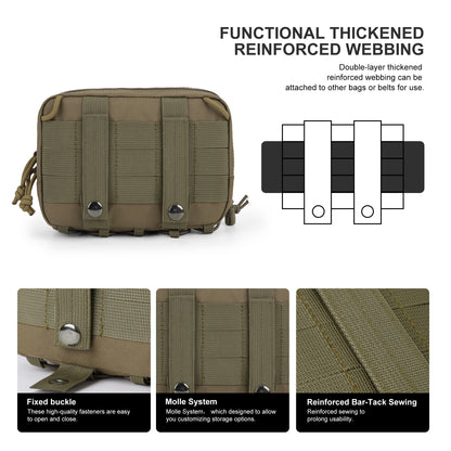 [M50539] 600D Tactical MOLLE Admin Pouch