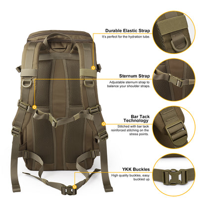 [M6347A] Mardingtop 28L Tactical Backpacks Molle Daypacks for Hiking Military