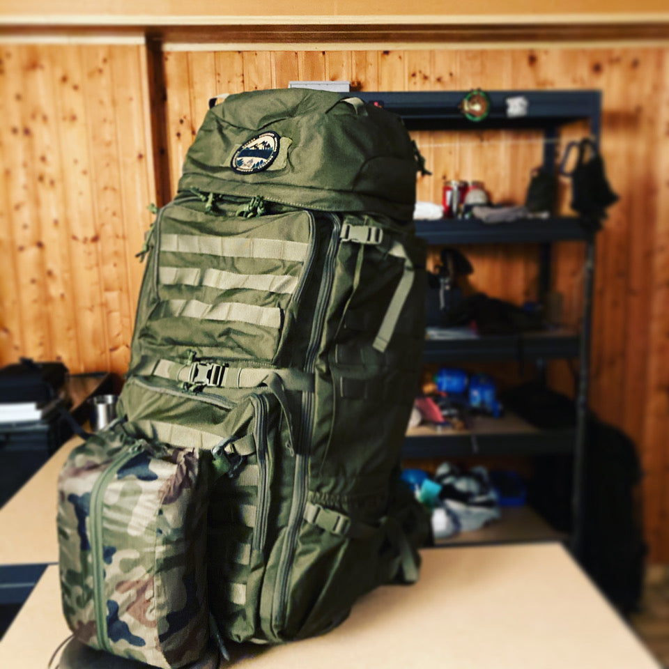 [M6312] 75L Internal Frame Hiking Backpack
