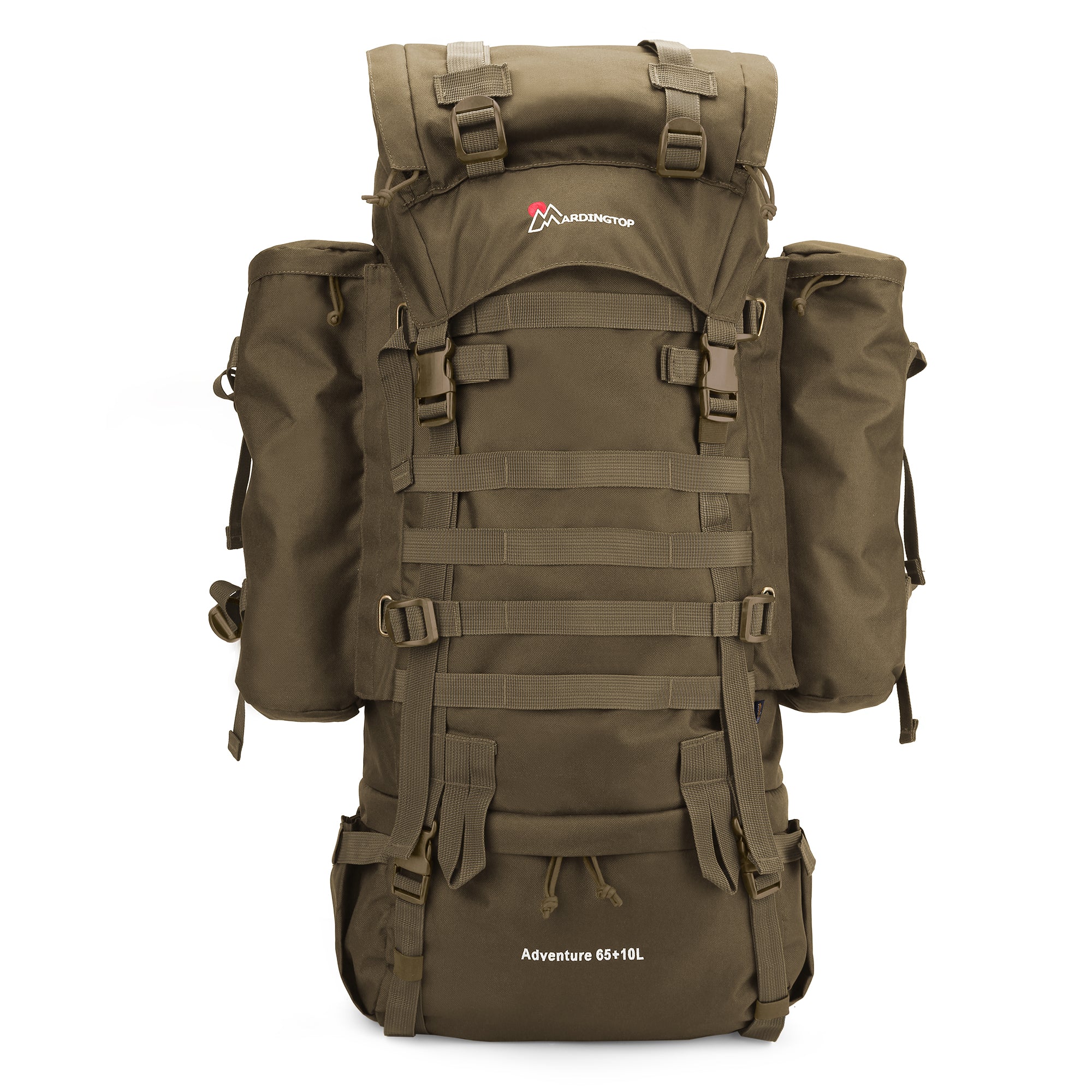 [M403] Mardingtop 65+10L Molle Hiking Internal Frame Backpacks with Rain  Cover M403