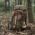 [M5973] Mardingtop 50L Molle Hiking Internal Frame Backpacks with Rain Cover