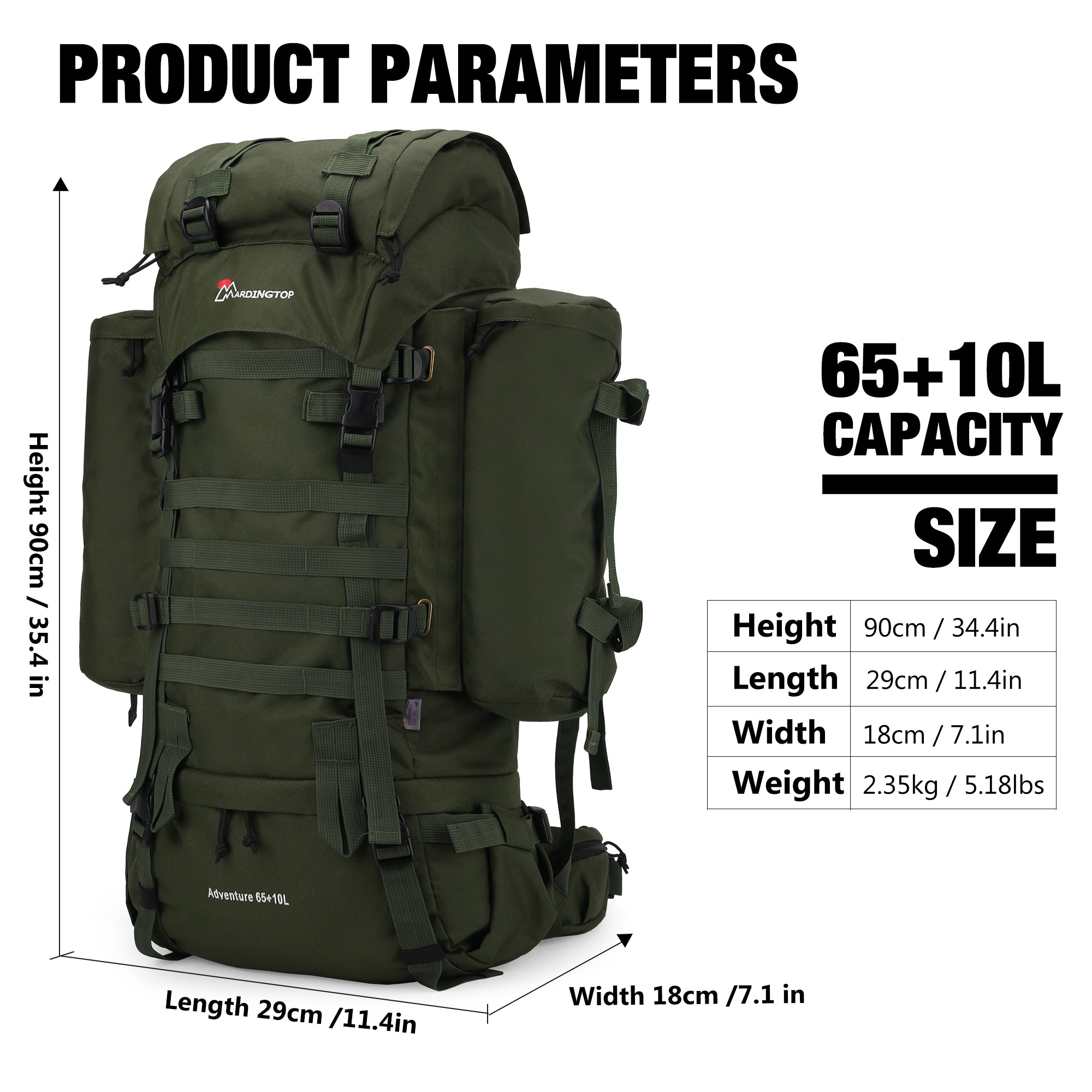 Mardingtop Hiking Backpack - Thumbnail 5