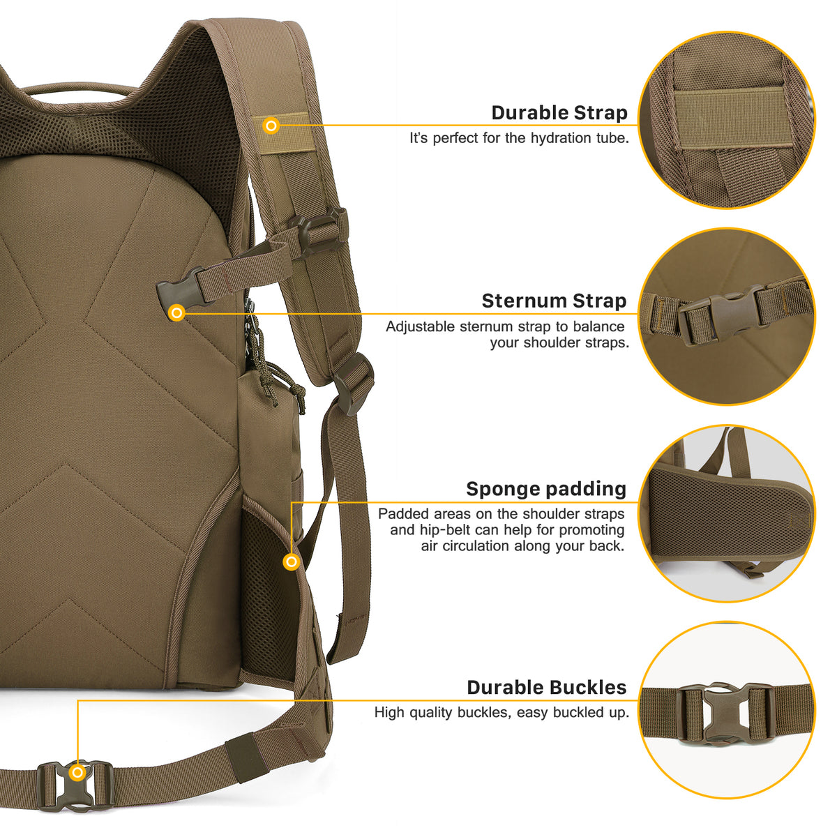 [M6290] 28L Tactical Backpack