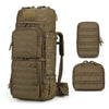 [M6312] Mardingtop 75L Molle Hiking Internal Frame Backpack with Rain Cover