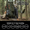 [M403] Mardingtop 65+10L Molle Hiking Internal Frame Backpacks with Rain Cover M403