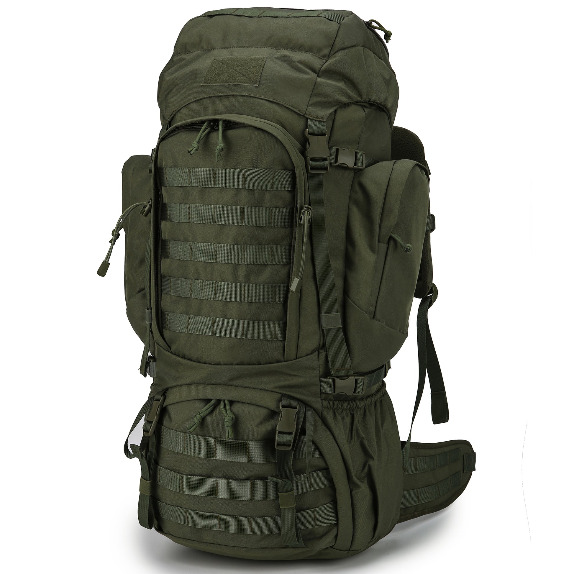 [M6226] Mardingtop 60L Molle Hiking Internal Frame Backpacks with Rain Cover