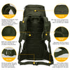 [M6226] Mardingtop 60L Molle Hiking Internal Frame Backpacks with Rain Cover