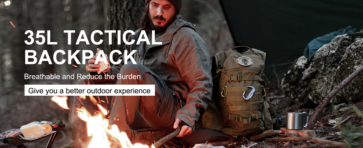 [M5962II] Mardingtop 35L Motorcycle Tactical Backpack with Rain Cover for  camping trekking