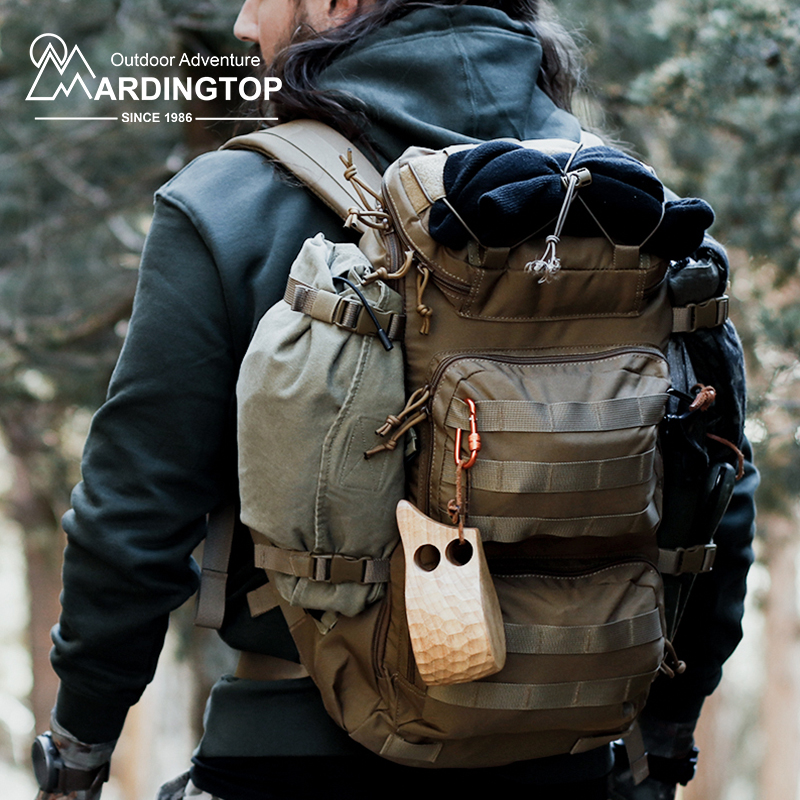 Mardingtop 35L Tactical Backpack Molle Daypack with Rain Cover for Camping  Motorcycle Military Trekking